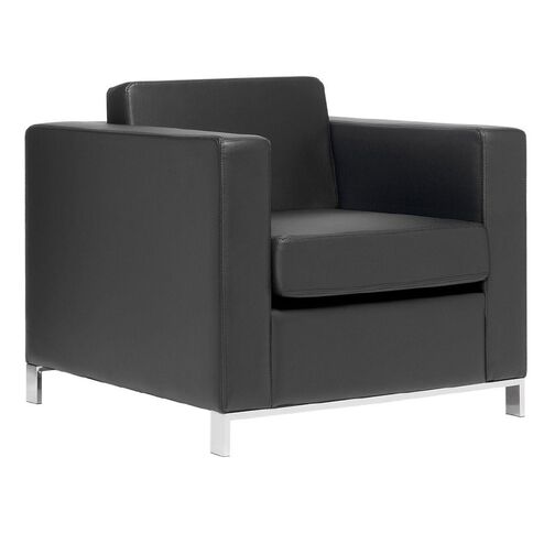 Eden Carlo Chair Black Vinyl