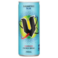 V Energy Drink Sugarfree Blue 250ml