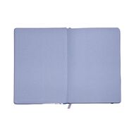 Uniti Floral A5 Hardcover Notebook Leaf Purple Mid A5
