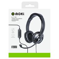 Moki USB Headphones With Boom Microphone