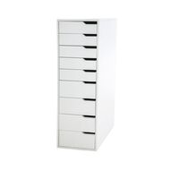 Living & Co Hael 9 Drawer Unit White