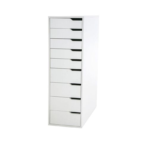 Living & Co Hael 9 Drawer Unit White