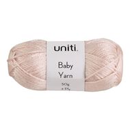 Uniti 4-ply Baby Acrylic Yarn Pink Mid 50g