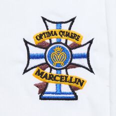 Schooltex Marcellin College Senior Short Sleeve Blouse New Embroidery