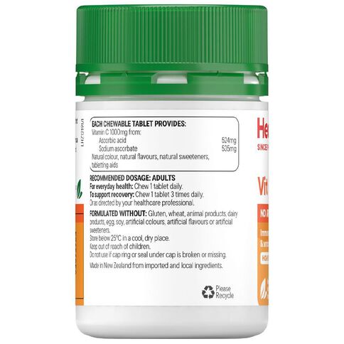 Healtheries Vitamin C 1000mg Chewable Tablets 35s