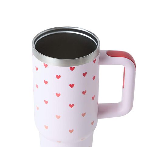 Seymours Stainless Steel Versa Cup with Straw Printed Assorted
