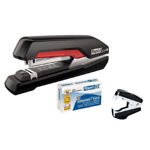 Rapid S17 Value Pack Stapler Black/Red
