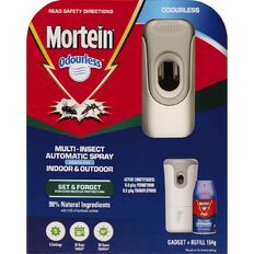 Mortein Indoor and Outdoor Auto Insect Control System Odourless 154G