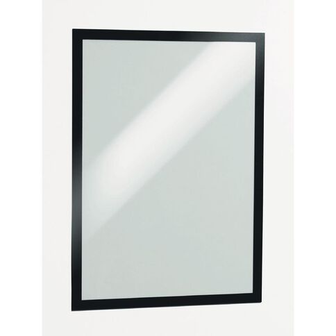 DURAFRAME Self Adhesive Sign 1 Pack Black A3