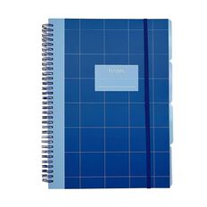 Uniti Clubhouse Softcover Notebook With Dividers A4 Blue