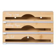 Living & Co Bamboo Food Wrap Dispenser