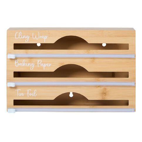 Living & Co Bamboo Food Wrap Dispenser
