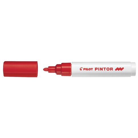 Pilot Pintor Marker Bullet Medium 4.5mm Tip Red