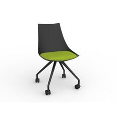 Luna Chair Black Avacado Green Mid