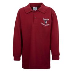 Schooltex Taradale Long Sleeve Polo with Embroidery