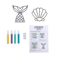 Colour Your Own Mermaid Window Art Craft Kit