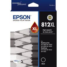 Epson Ink 812XL Black (1100 Pages)