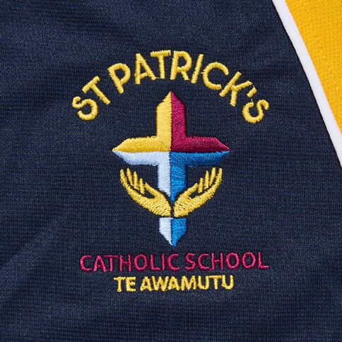 Schooltex St Patricks Te Awamutu New PE Polo with Embroidery