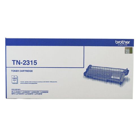 Brother Toner TN2315 Black (1200 Pages)