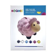 Kookie Paint Your Own Sheep Coin Bank