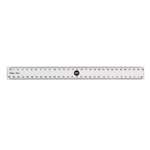 WS Ruler Clear 30cm