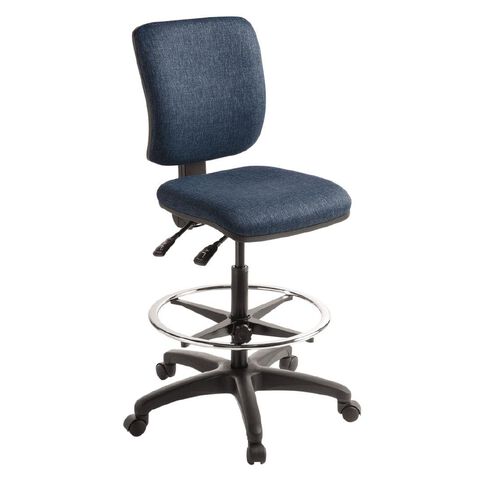 Eden Eden Swatch 2 Lever Midback Tech Chair with Footring Navy