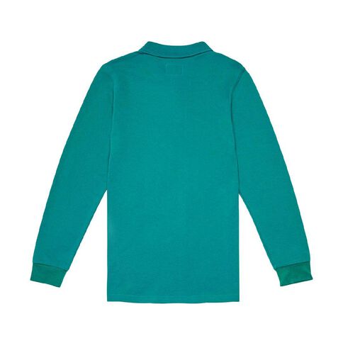 Schooltex Sumner School Long Sleeve Polo with Badge Schooltex Sumner School Long Sleeve Polo with Badge