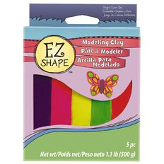 Sculpey EZ Shape Bright Colour Modeling Clay Set 5 Pack