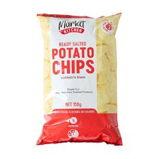 Market Kitchen Chips Ready Salted 150g