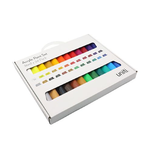 Uniti Acrylic Paint 36ml 24 Pack