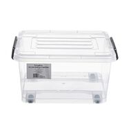 Living & Co Rolling Organiser 13L Clear