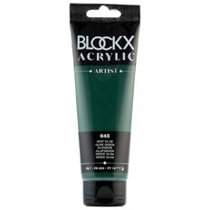 BLOCKX Acrylic Tube Olive Green 120ml