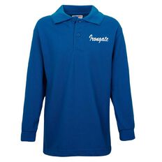 Schooltex Irongate Long Sleeve Polo with Screenprint