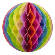 Party Inc Honeycomb Lantern Rainbow 30cm