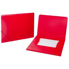 WS Wallet PP Elastic Red Mid A4