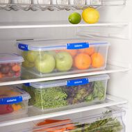 Sistema Klip It Plus Rectangular Container Blue 7.5L