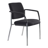 Buro Lindis Chair 4 Legs with Arms Black