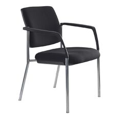 Buro Lindis Chair 4 Legs with Arms Black