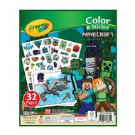 Crayola Color & Sticker Book Minecraft