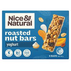 Nice & Natural Roasted Nut Bar Peanut Yoghurt 192g 6 Pack