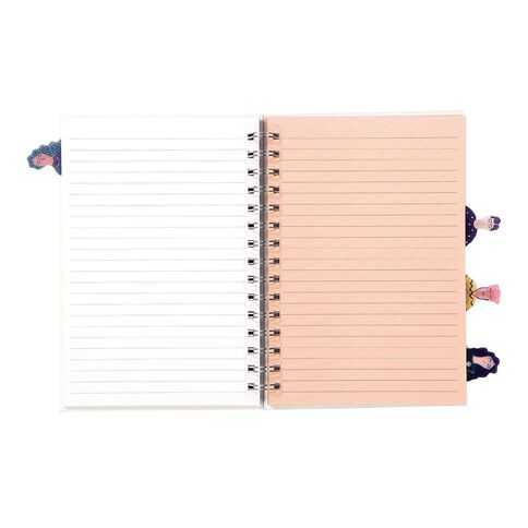 Uniti Empowerment Project Notebook Hardcover With Tabs Navy A5