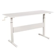 Workspace 1400 Sit 2 Stand Desk White