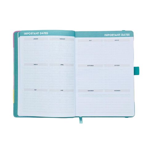 WS 2026 Weekly Planner Multi-Coloured