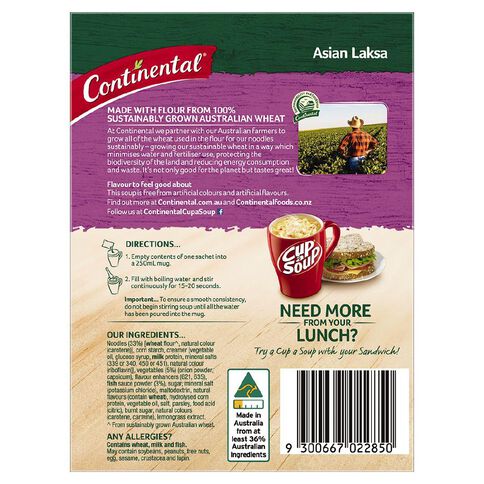 Continental Cup a Soup Laksa 2 Pack