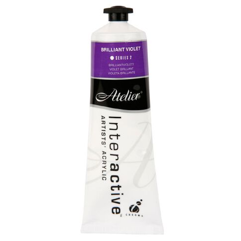 Atelier S2 Acrylic Paint Brilliant Violet Purple 80ml