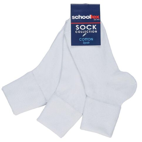 Schooltex Cotton Socks 3 Pack