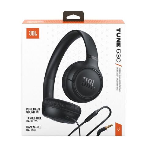 JBL JBL Tune 530 Wired 3.5Mm On-Ear Headphones - Black