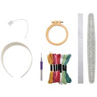 Uniti Craft Adults Needle Punch Headband Flower