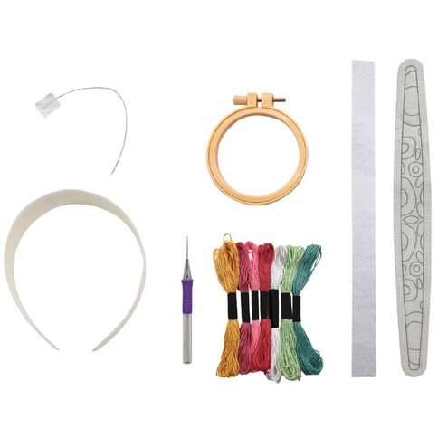 Uniti Craft Adults Needle Punch Headband Flower