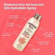 Hawaiian Tropic Silk Hydration Sunscreen Spray SPF50+ 175g
